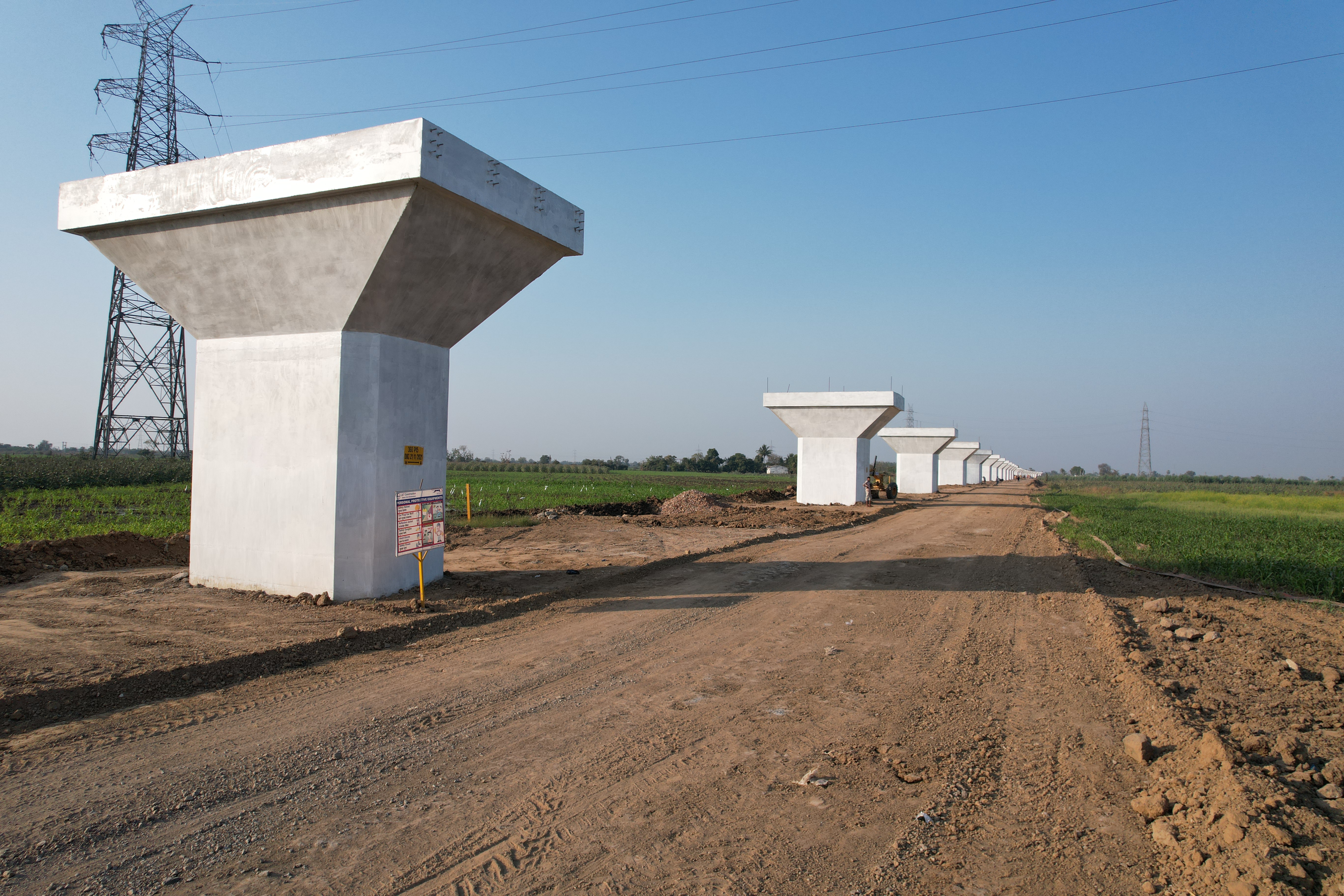 दमन गंगा नदी, वलसाड जिला में पियर कार्य, अक्टूबर 2023